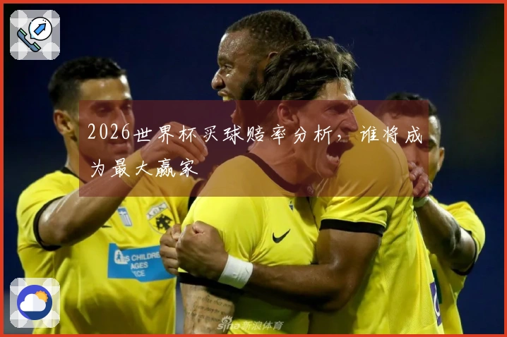 2026世界杯买球赔率分析，谁将成为最大赢家