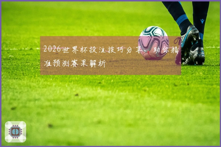 2026世界杯投注技巧分享，助你精准预测赛果解析